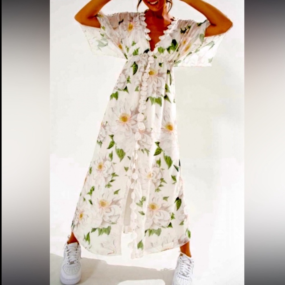 Farm Rio Floral Dalia’s Maxi Dress in XSmall